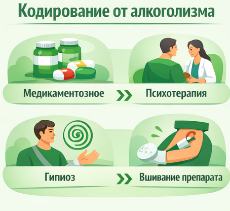 кодирование от алкоголизма в Химках Санати